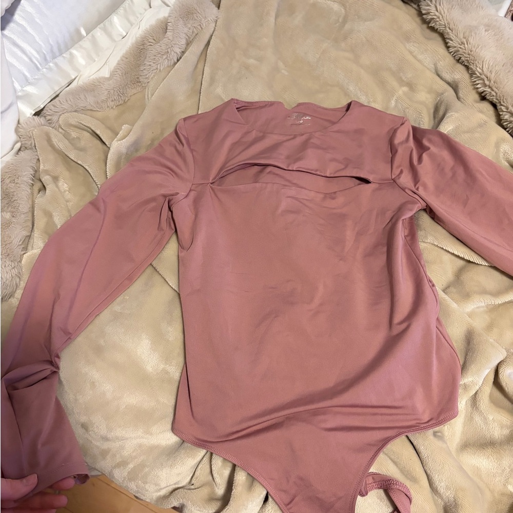 Chic Mauve Long Sleeve Bodysuit